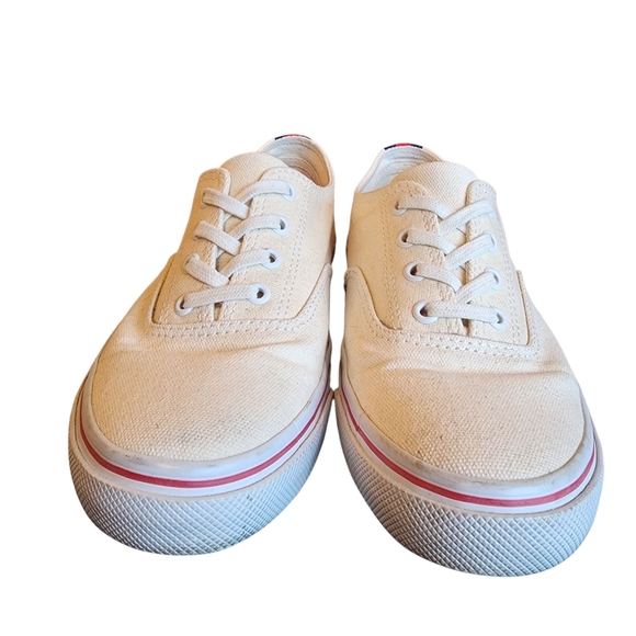 Tory Burch Murray Canvas Lace-Up Sneakers – Size 8M - Picture 4 of 10